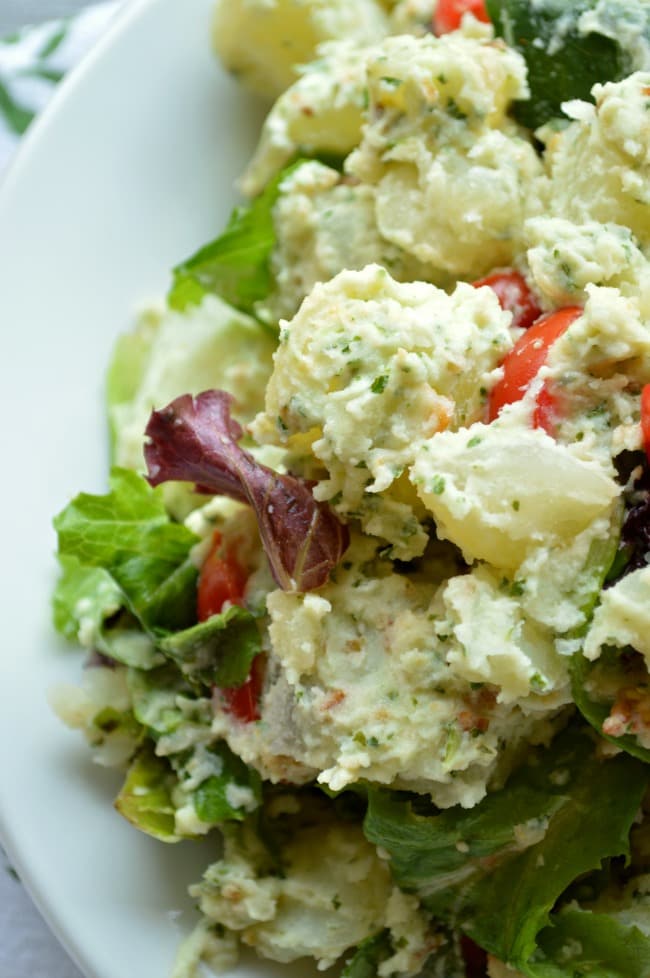 Lemon Basil Potato Salad