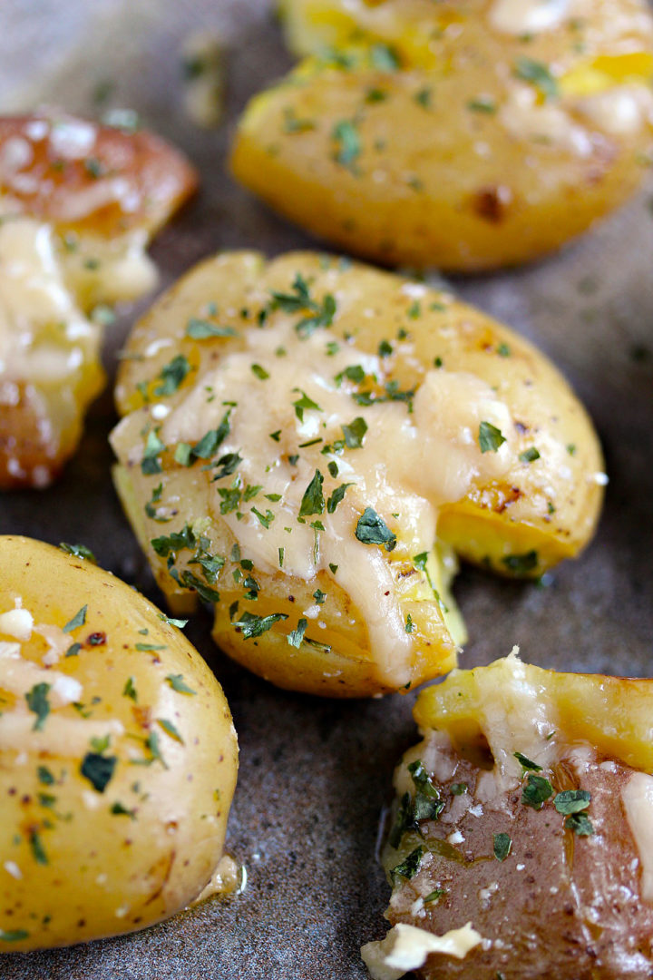 Parmesan Smashed Potato